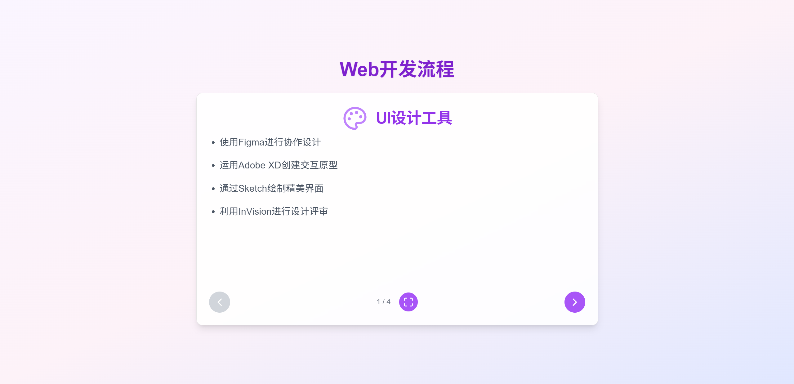 测试web开发流程-slide